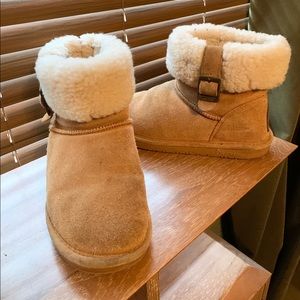 Bear paw ankle boots